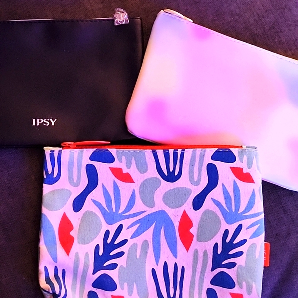 3 ipsy makeup bags
